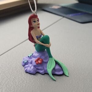 Mermaid Figurine Ornament with Green Tail